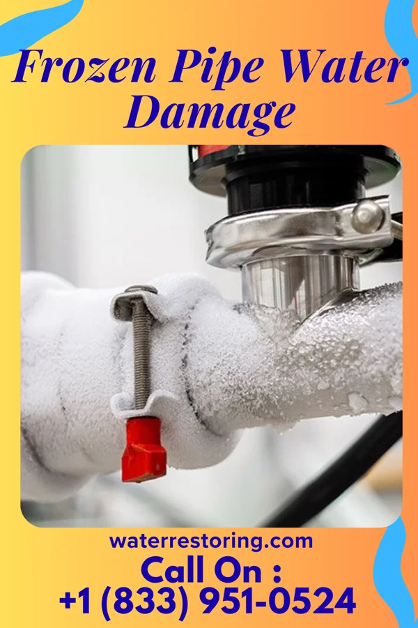 Frozen Pipe Water Damage in West Manchester, OH